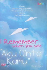 Image of I Remember When You Said 